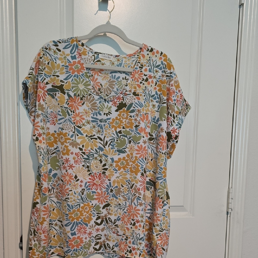 Floral Print Women's Top